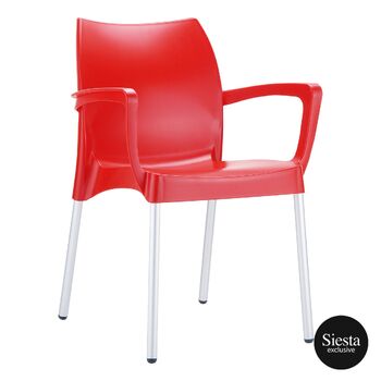 Smooth Slimline Stacking Chair Sled