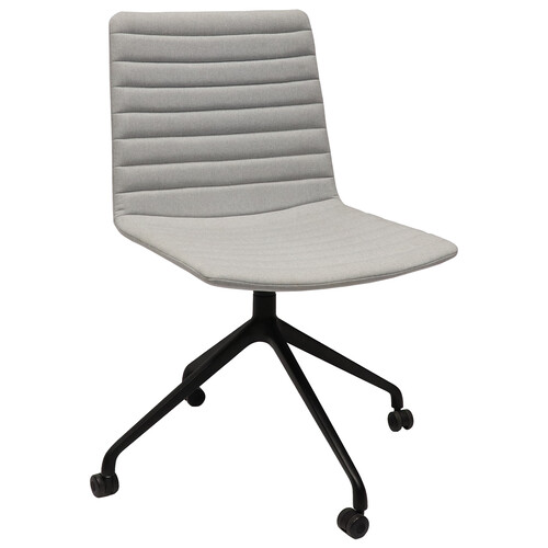 grey spin chair